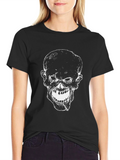 Skull Graphic Black T-Shirt