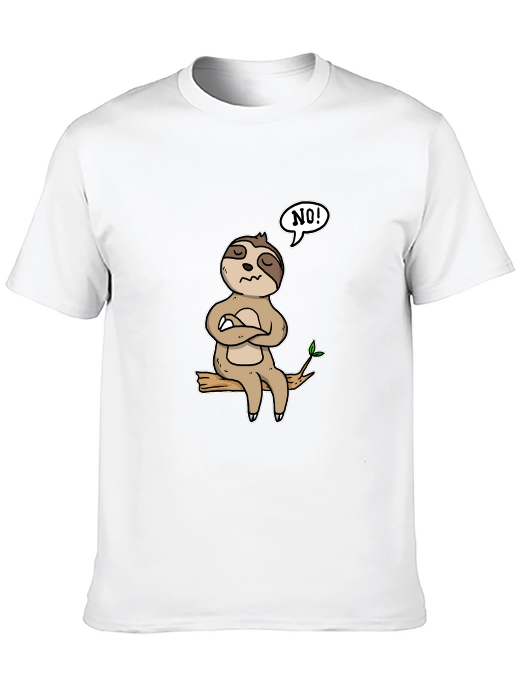 Sloth NO! Graphic T-Shirt - Relaxed Fit