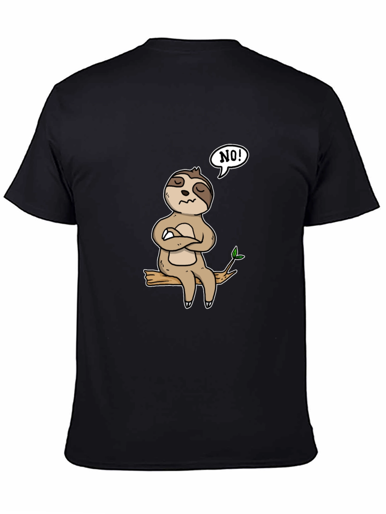 Sloth NO! Graphic T-Shirt - Relaxed Fit
