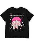 Easily Distracted By Elephants T-Shirt