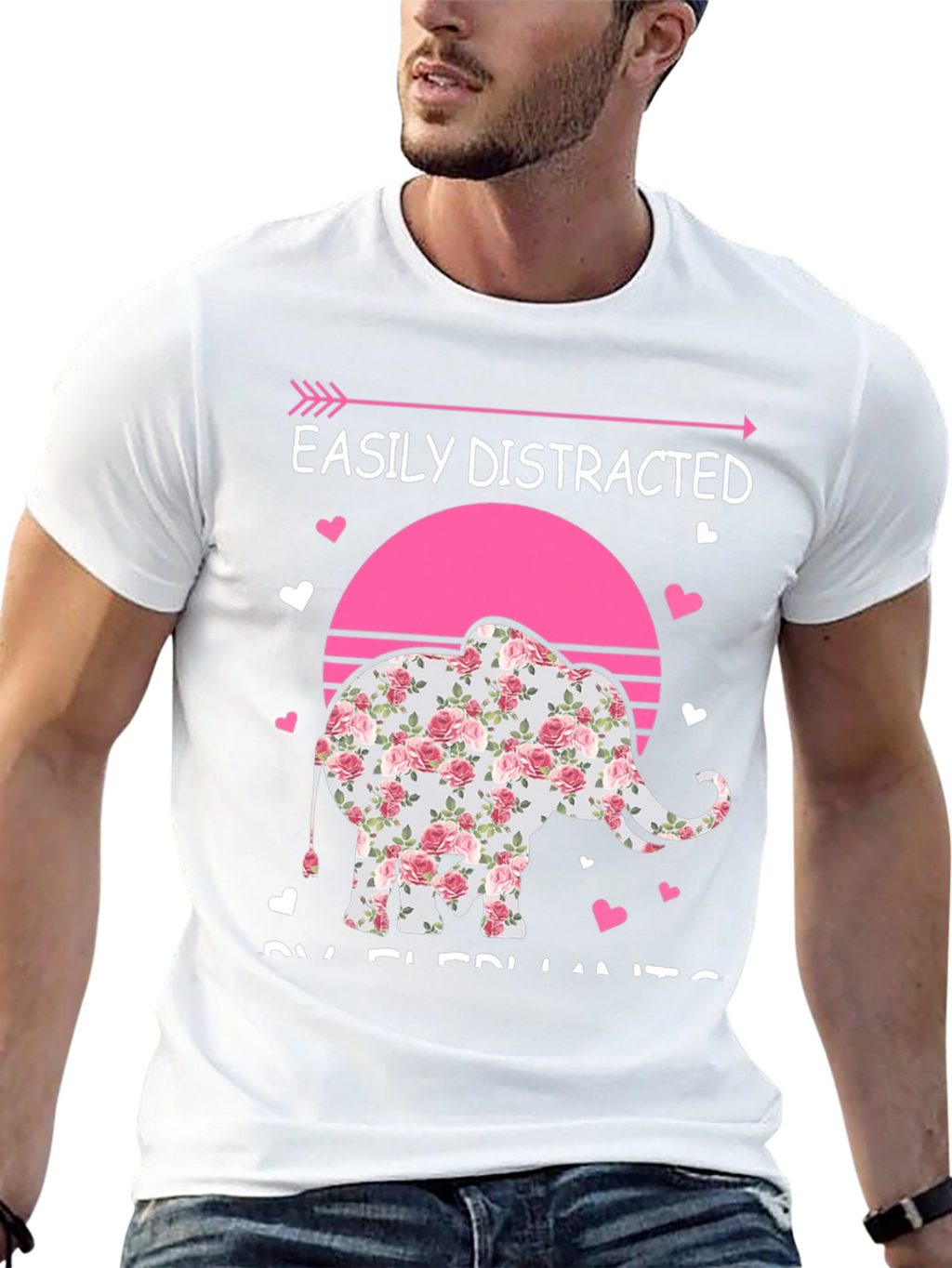 Easily Distracted By Elephants T-Shirt
