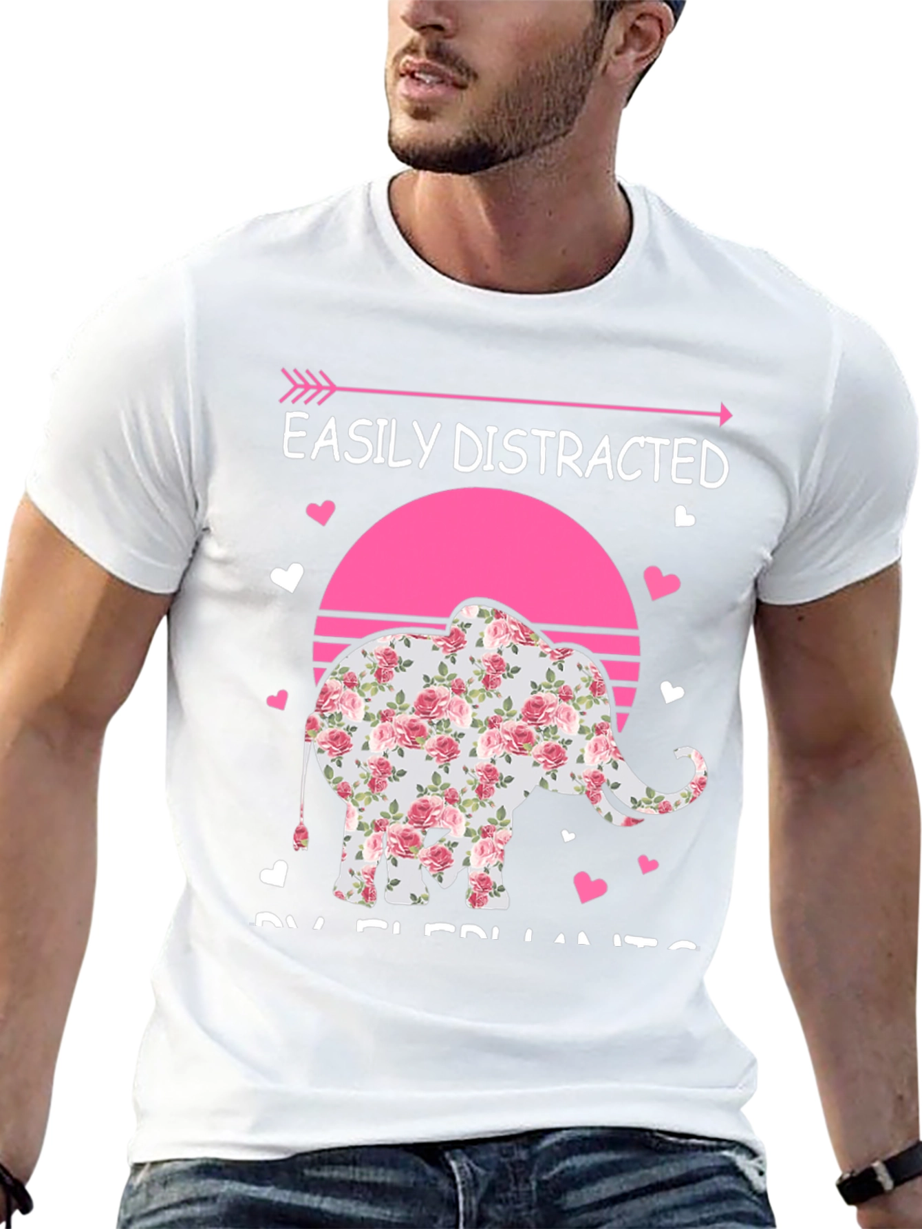 Easily Distracted By Elephants T-Shirt