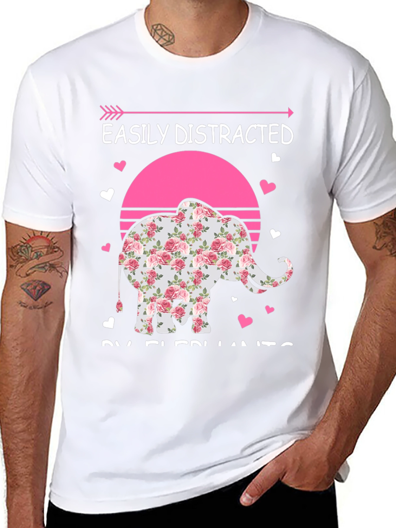 Easily Distracted By Elephants T-Shirt