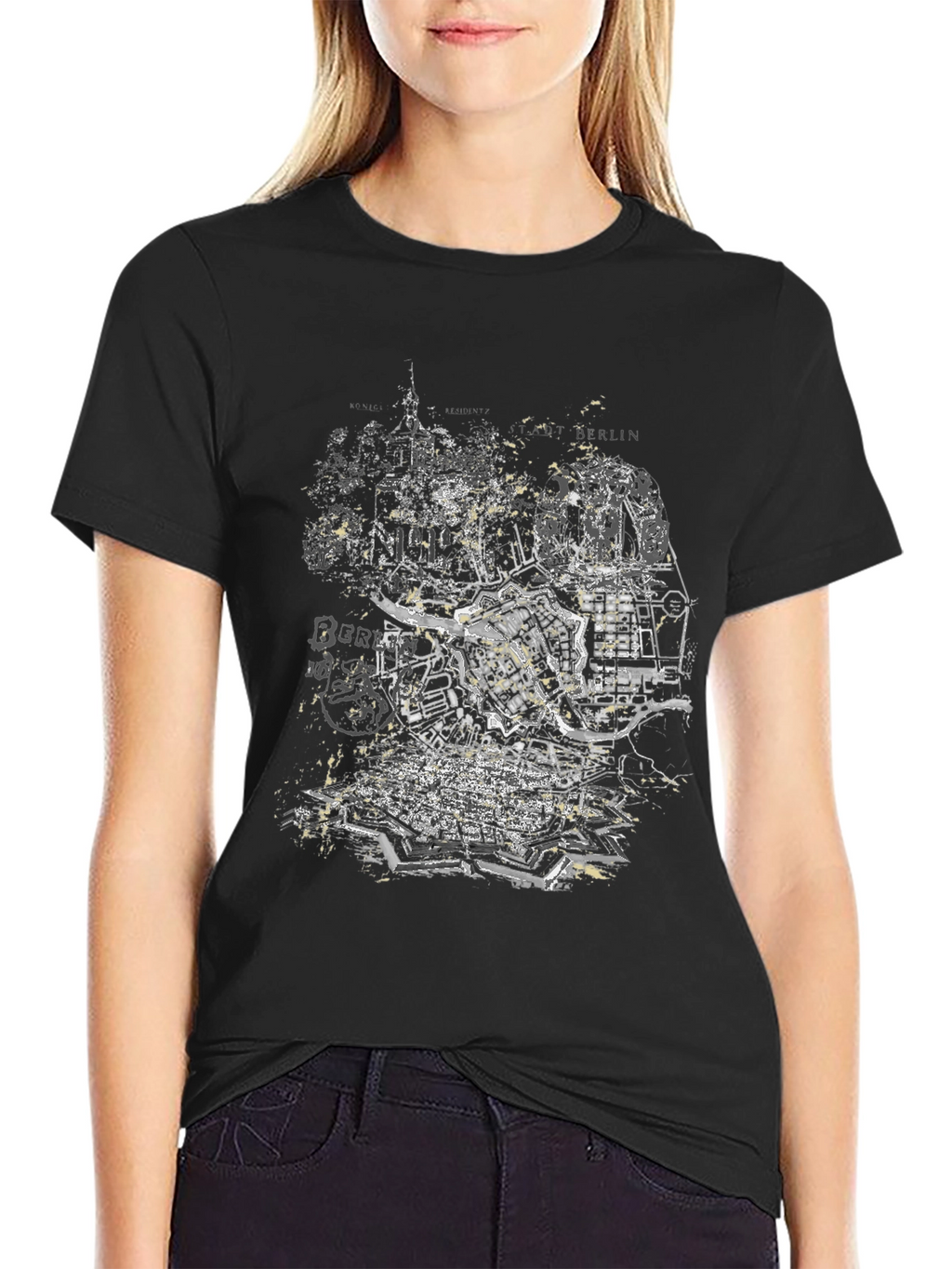 Berlin Map T-Shirt - Urban Graphic Tee