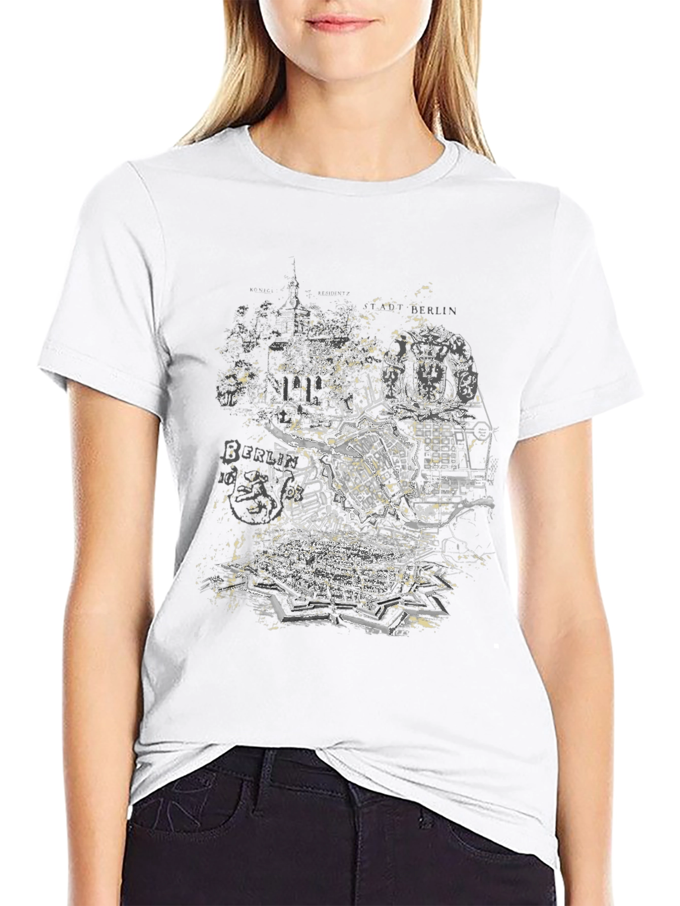 Berlin Map T-Shirt - Urban Graphic Tee