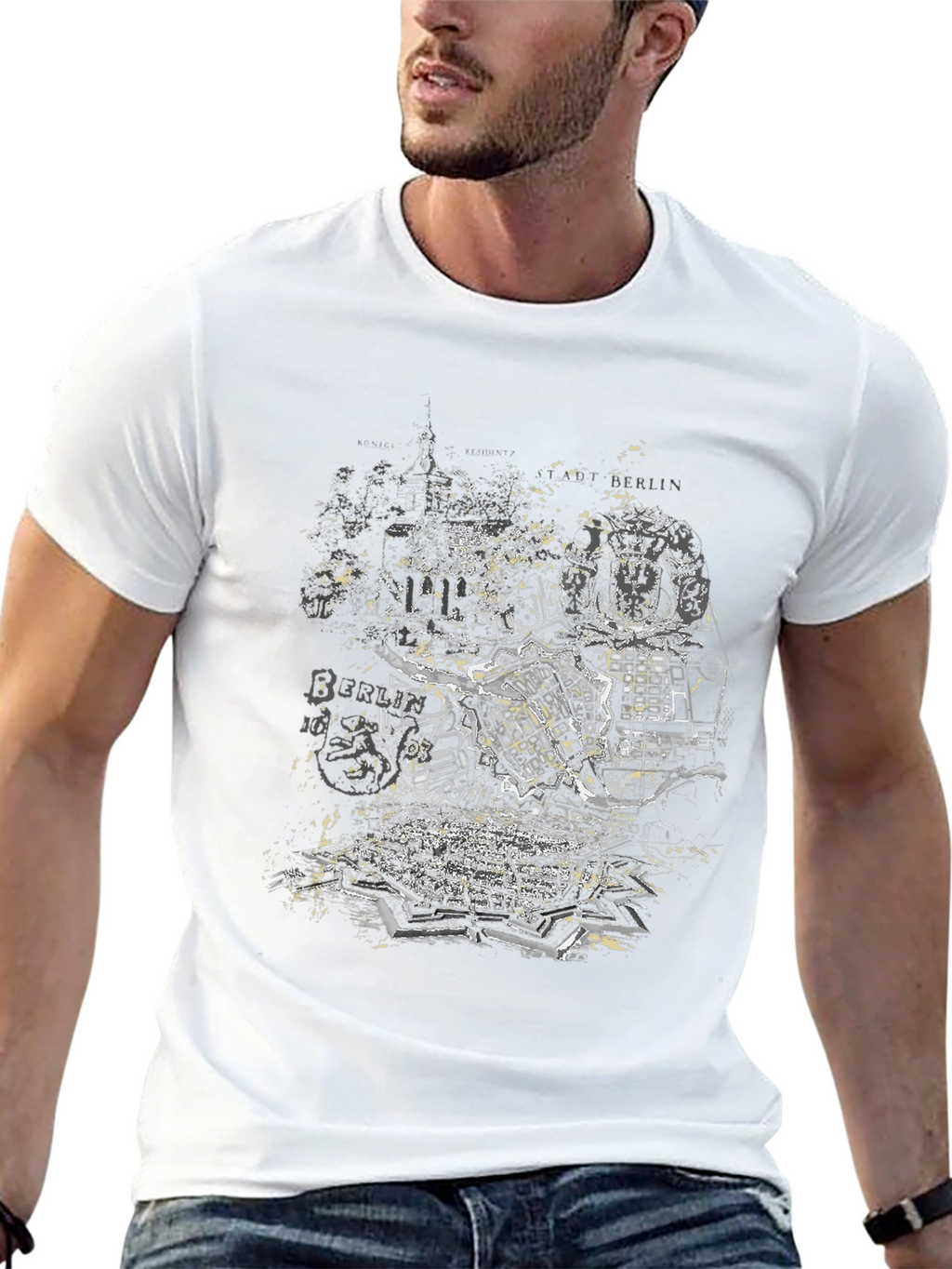 Berlin Map T-Shirt - Urban Graphic Tee