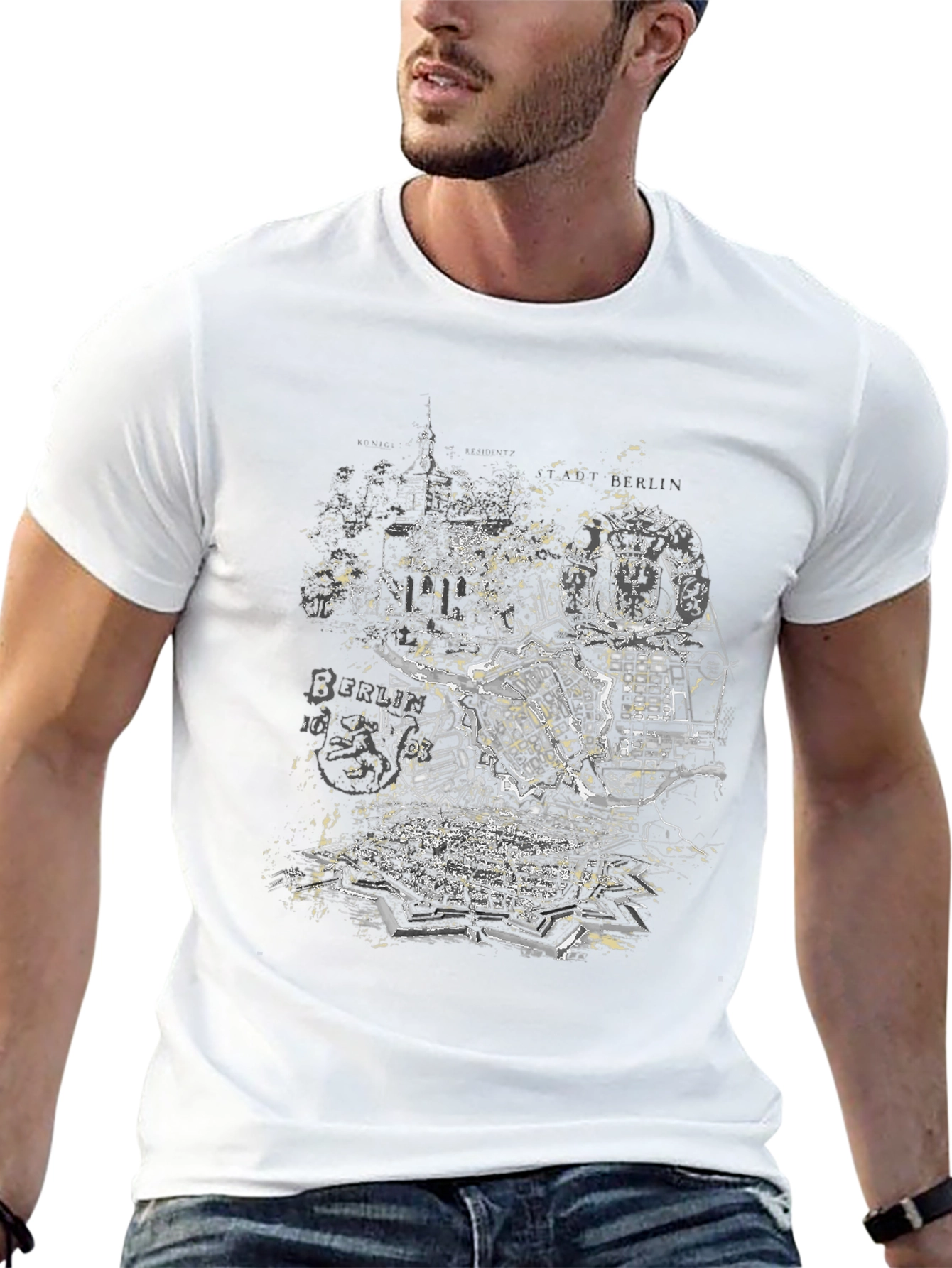 Berlin Map T-Shirt - Urban Graphic Tee