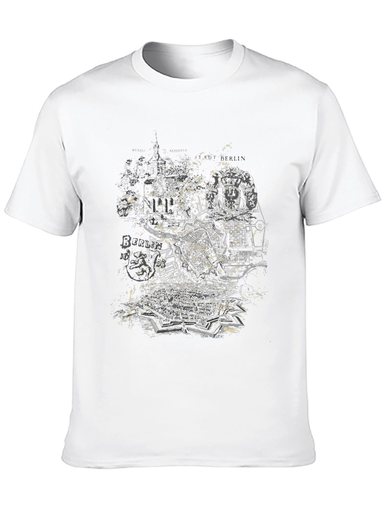 Berlin Map T-Shirt - Urban Graphic Tee