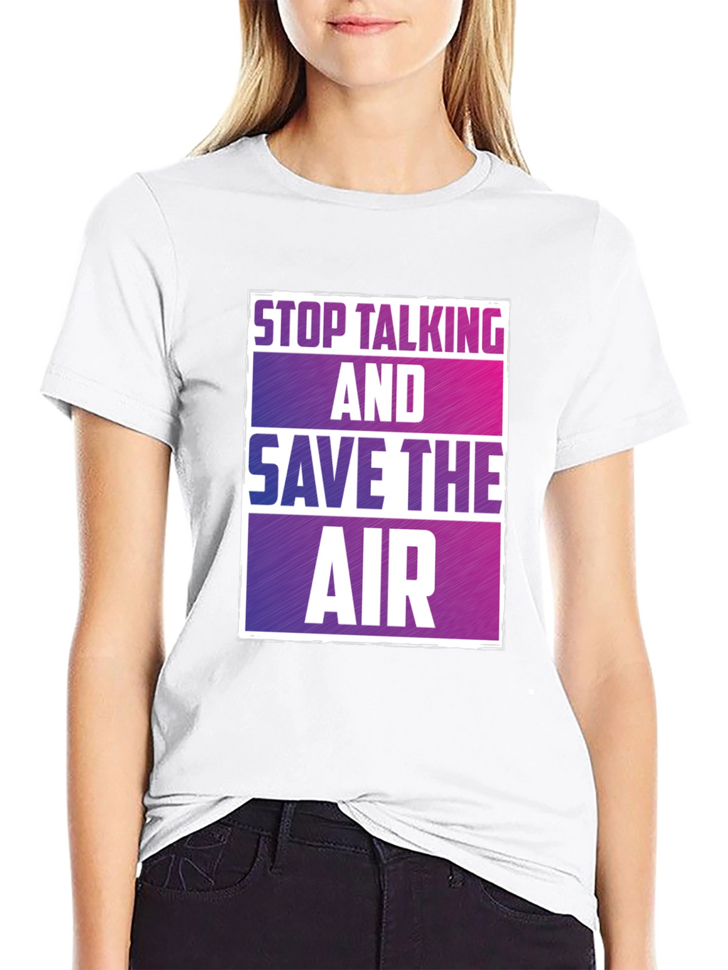 Stop Talking Save Air T-Shirt Graphic Tee