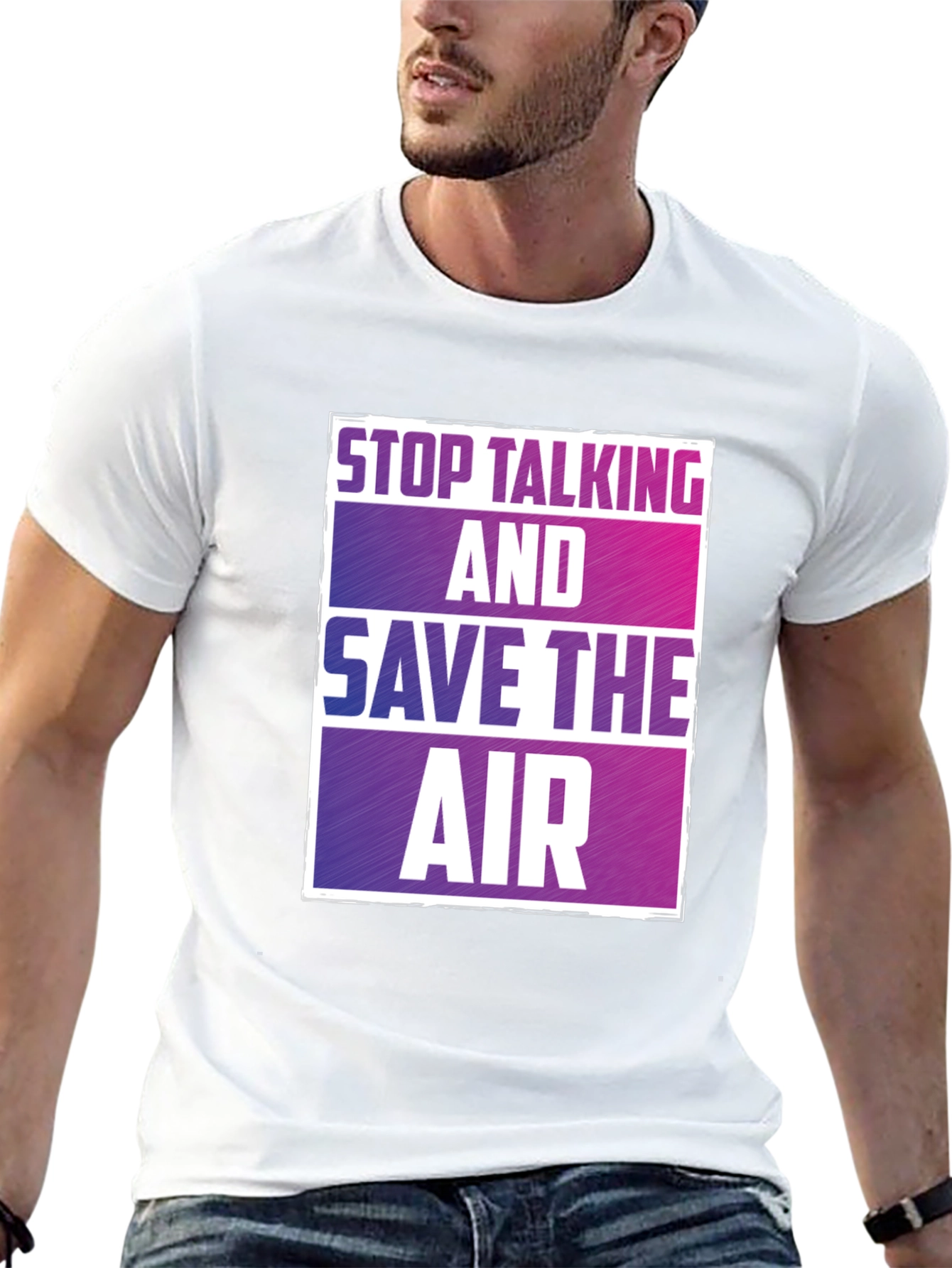 Stop Talking Save Air T-Shirt Graphic Tee