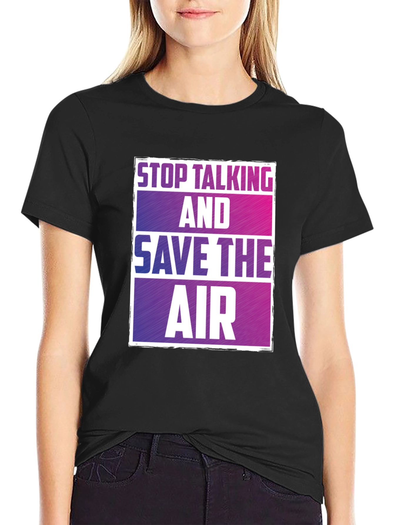 Stop Talking Save Air T-Shirt Graphic Tee
