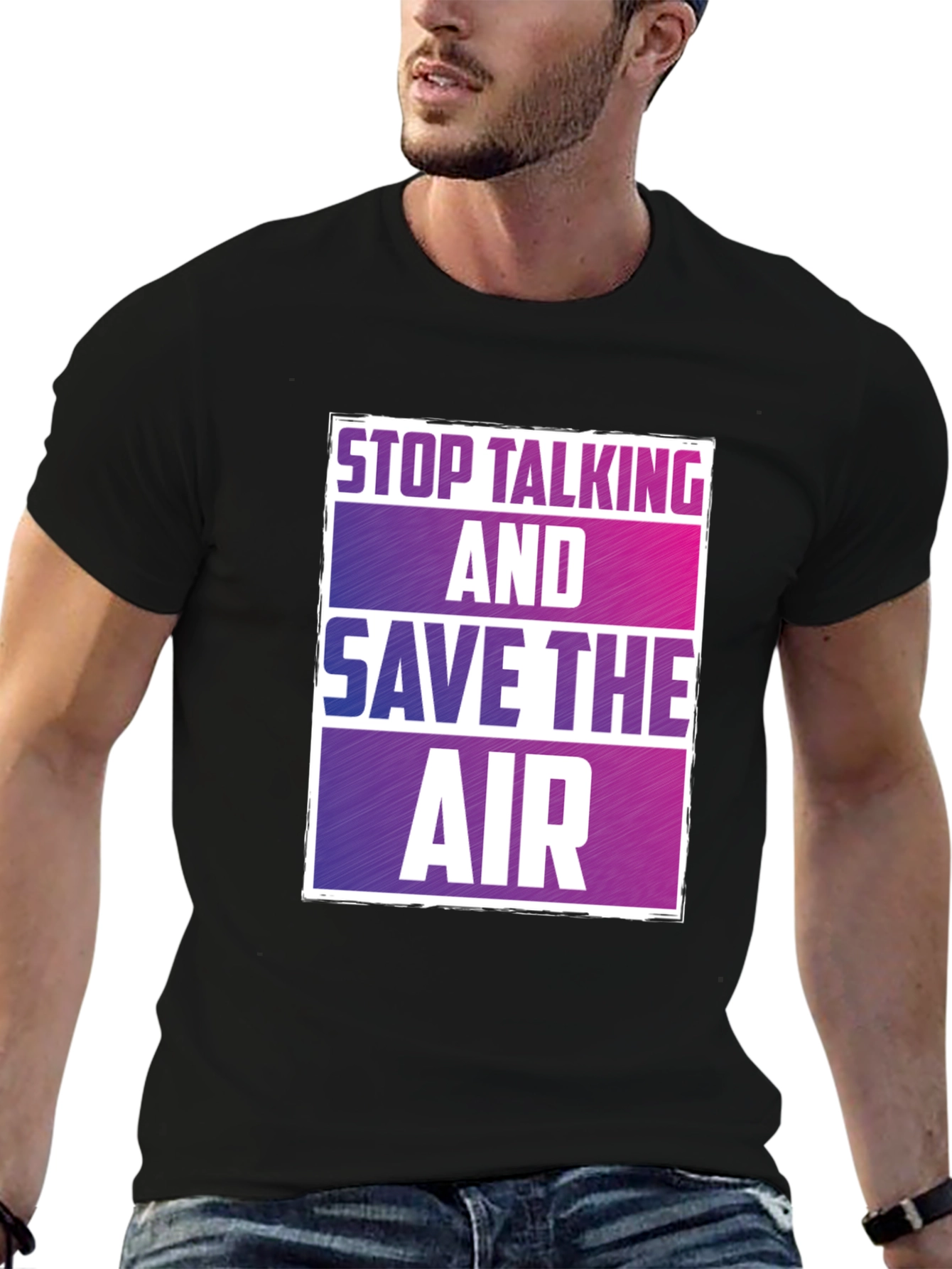 Stop Talking Save Air T-Shirt Graphic Tee
