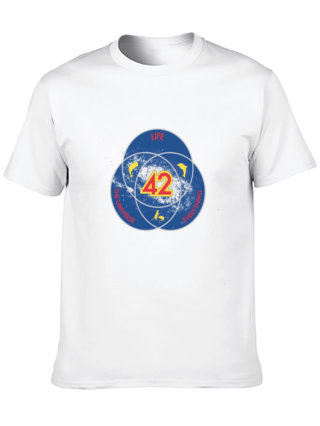 42 Hitchhiker’s Guide T-Shirt – Sci-Fi Dog Graphic Tee