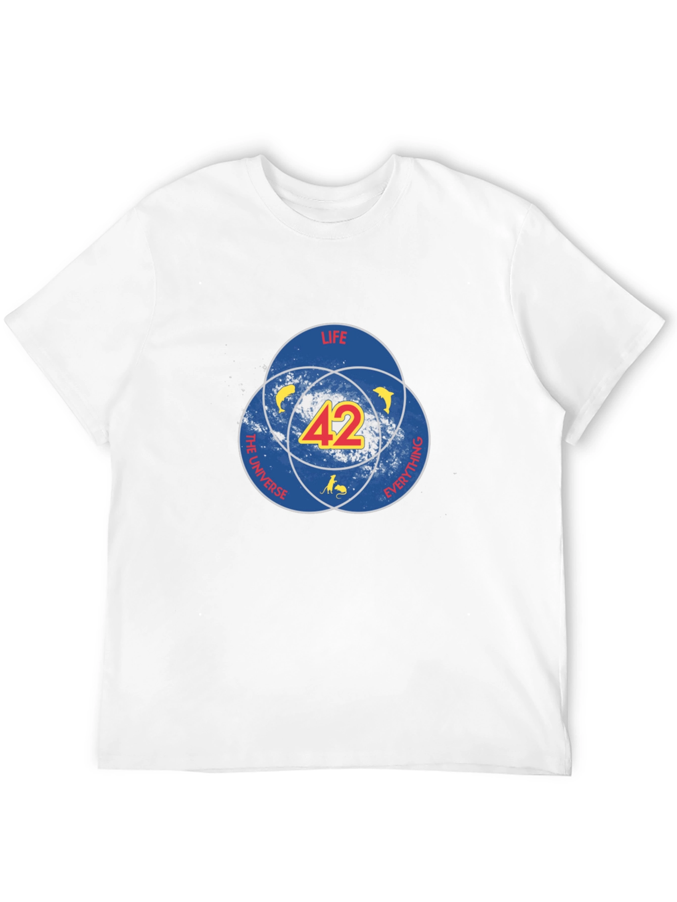 42 Hitchhiker’s Guide T-Shirt – Sci-Fi Dog Graphic Tee