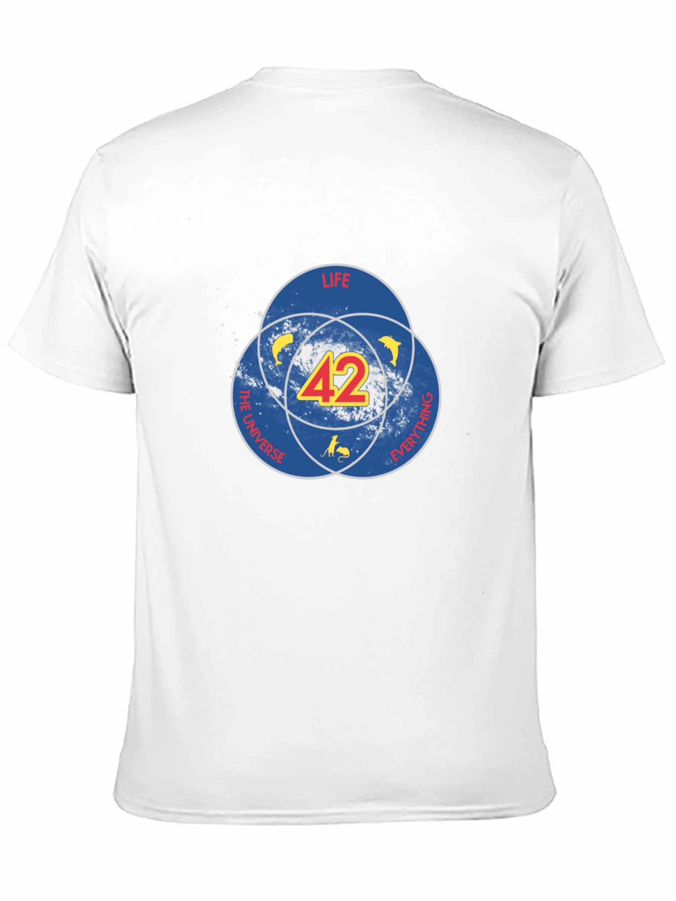 42 Hitchhiker’s Guide T-Shirt – Sci-Fi Dog Graphic Tee