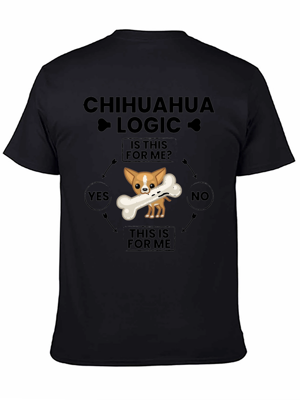 Chihuahua Logic T-Shirt – Funny Dog Lover Graphic Tee
