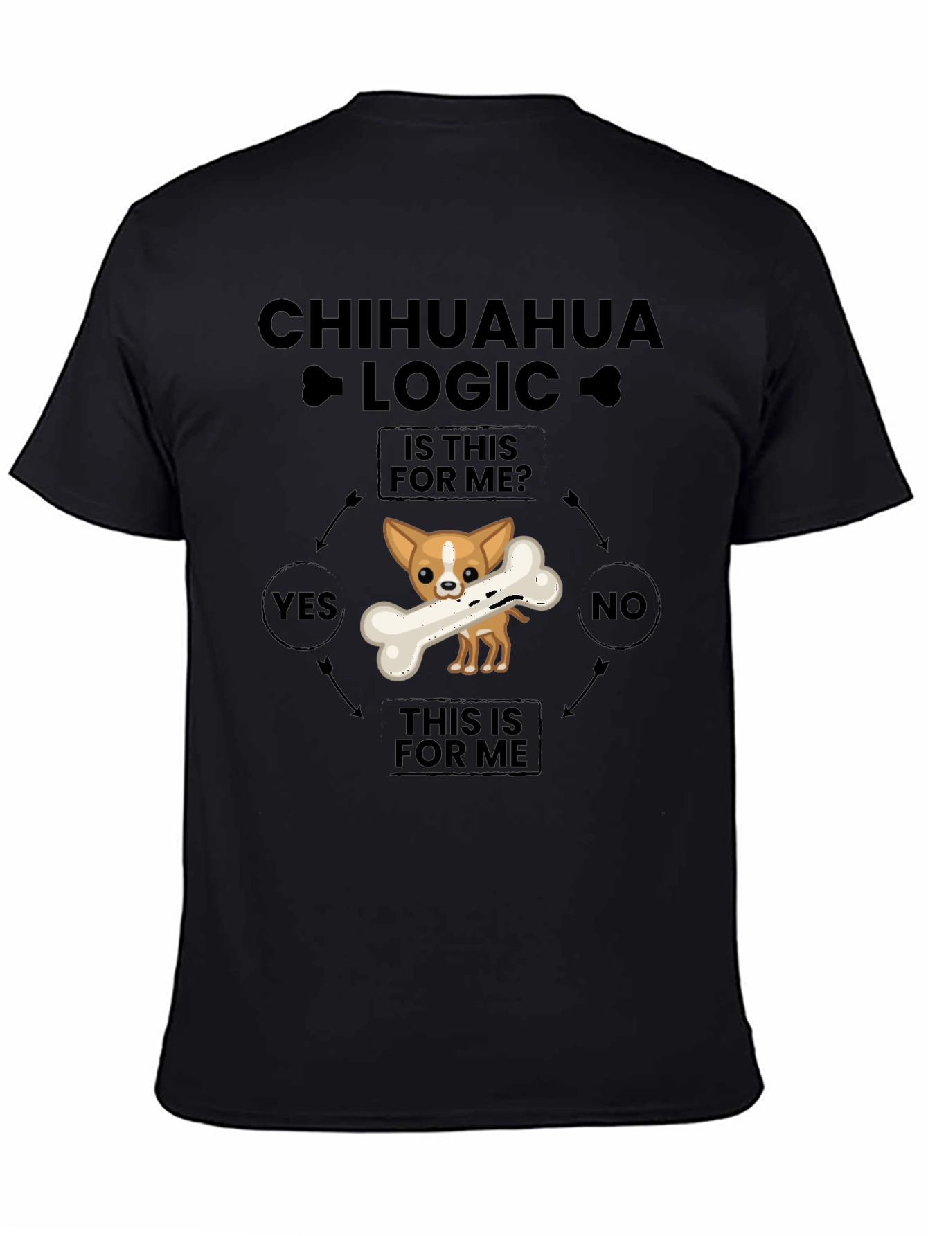Chihuahua Logic T-Shirt – Funny Dog Lover Graphic Tee