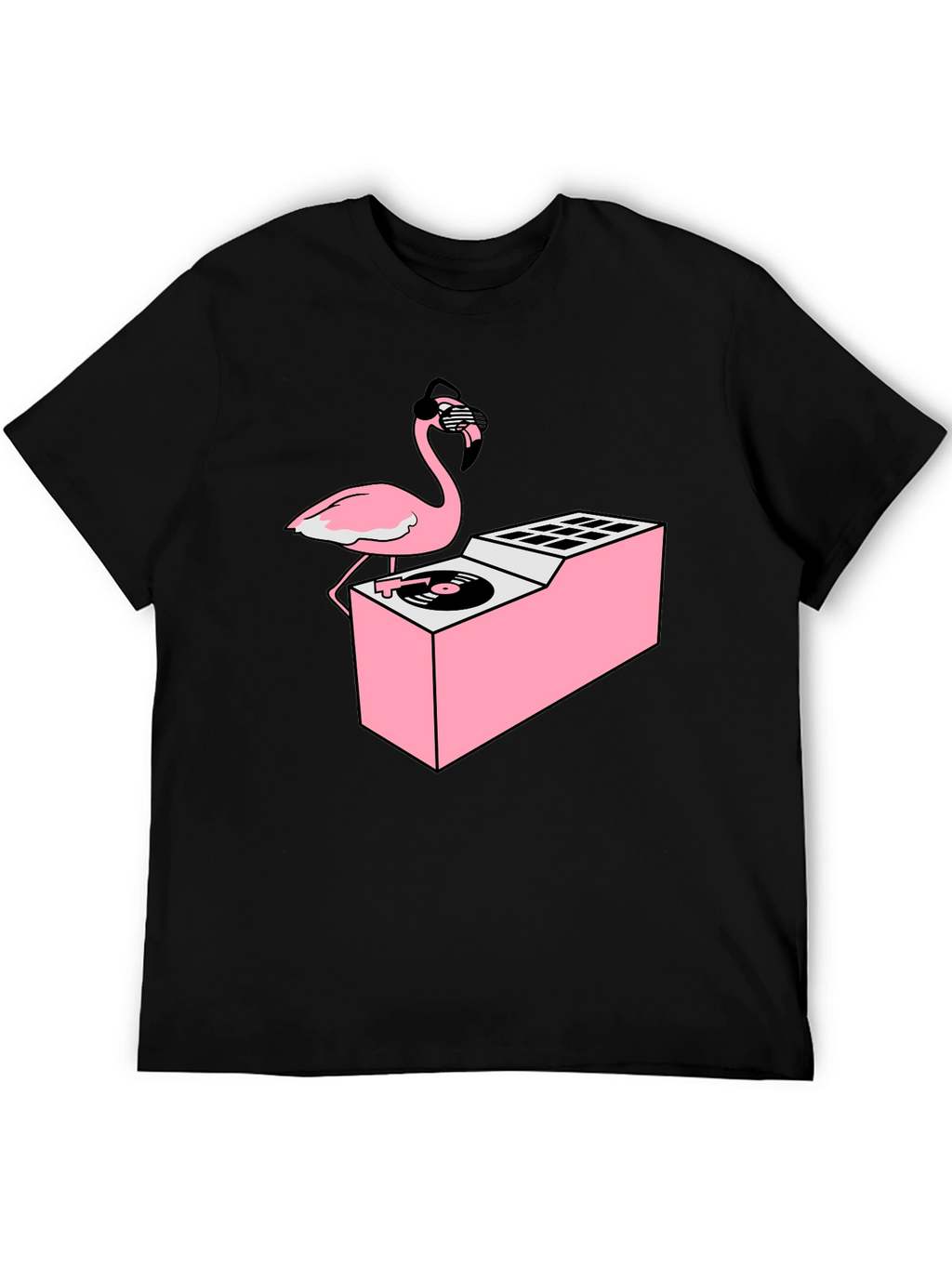 DJ Flamingo Graphic T-Shirt