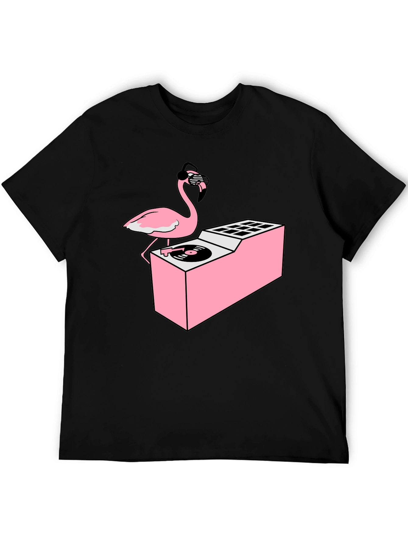 DJ Flamingo Graphic T-Shirt