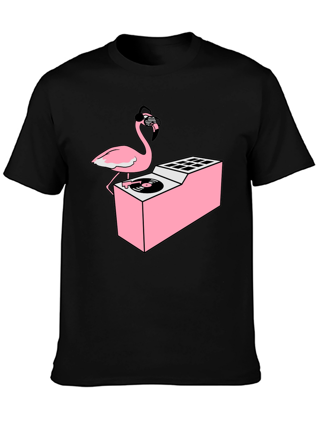 DJ Flamingo Graphic T-Shirt