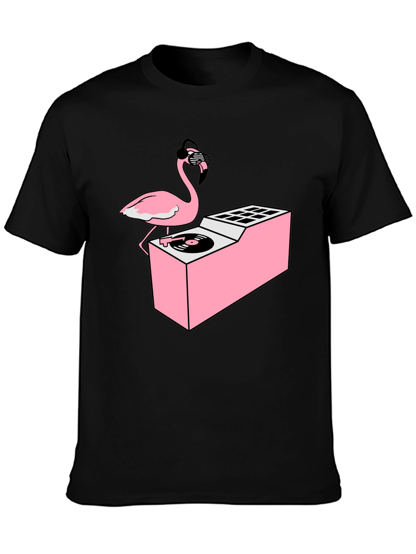 DJ Flamingo Graphic T-Shirt