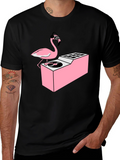 DJ Flamingo Graphic T-Shirt