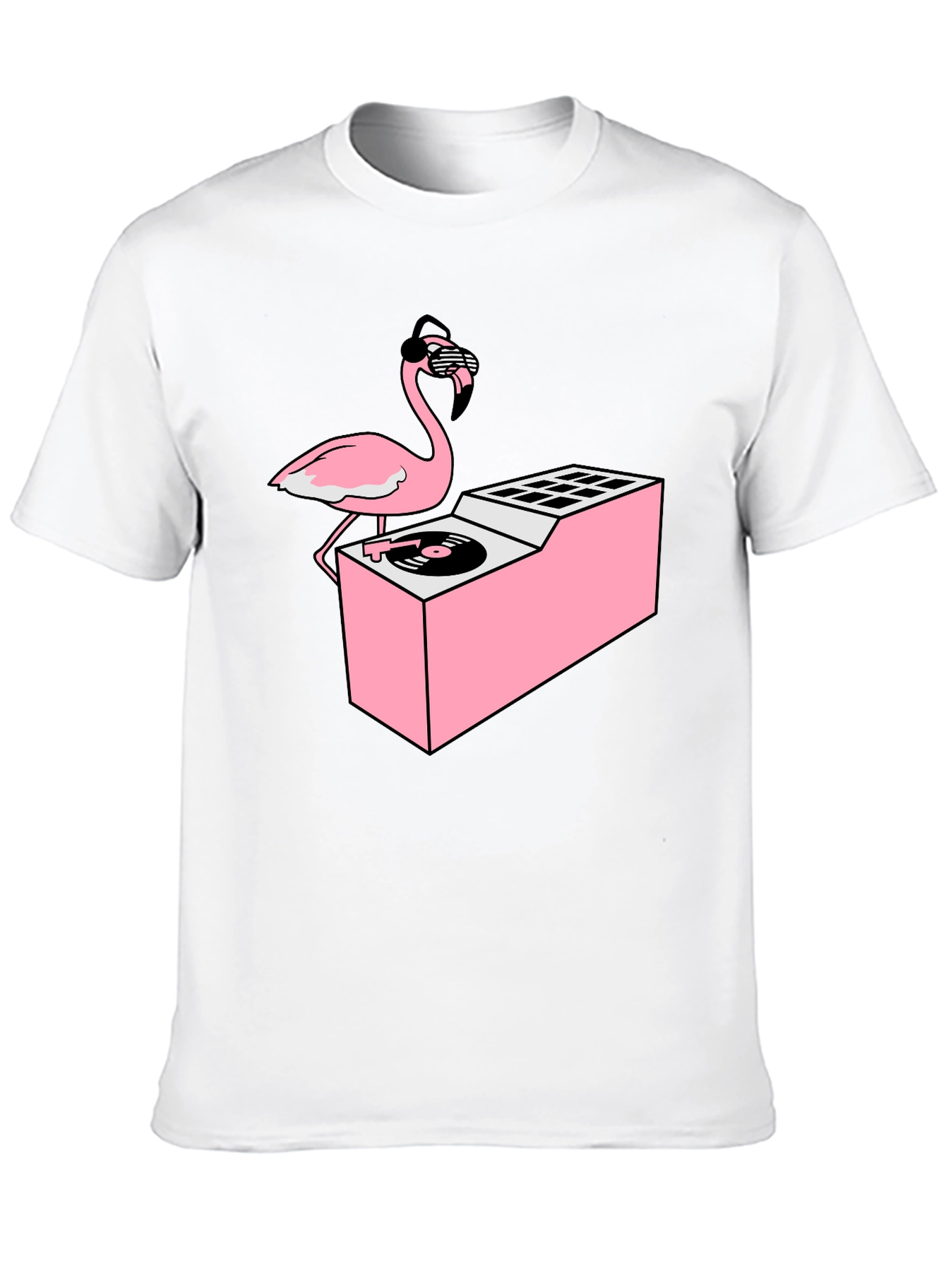 DJ Flamingo Graphic T-Shirt
