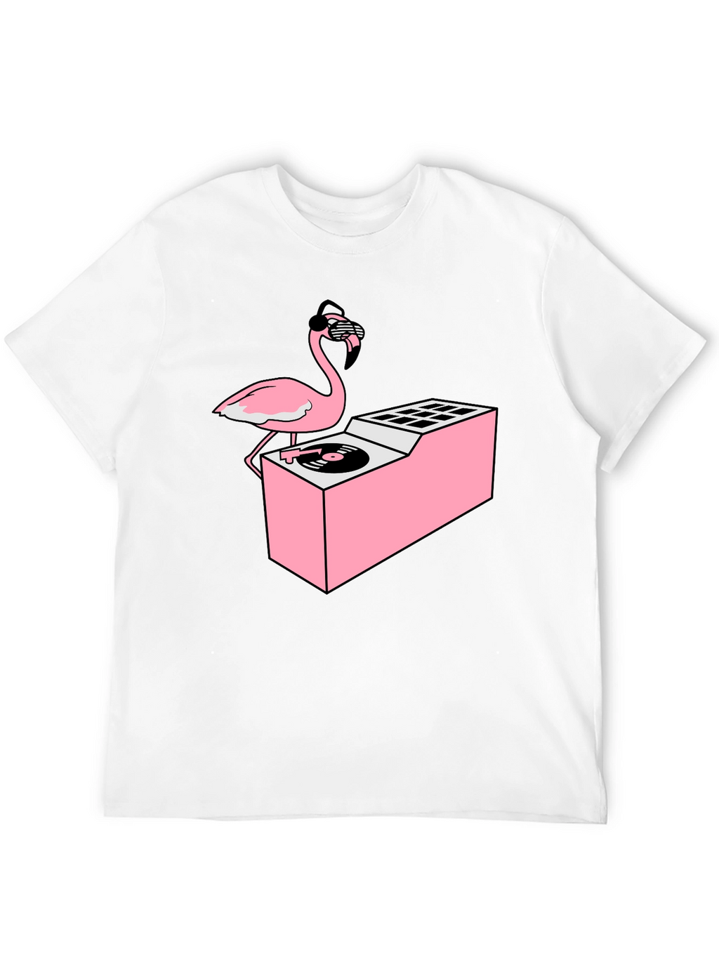 DJ Flamingo Graphic T-Shirt