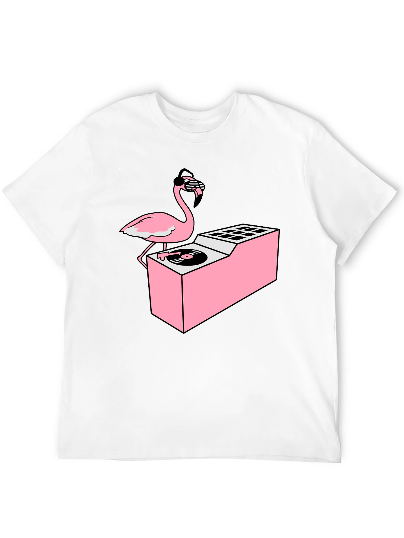 DJ Flamingo Graphic T-Shirt