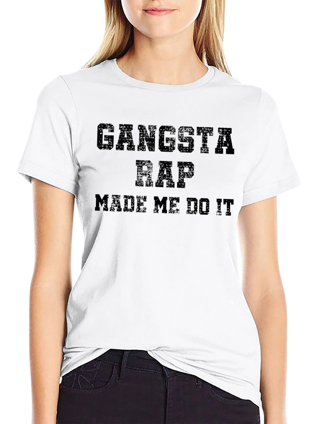 Gangsta Rap Made Me Do It Graphic Tee