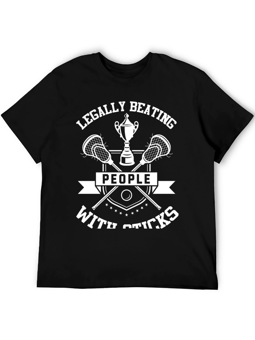 Legally Beating People With Sticks Graphic Tee