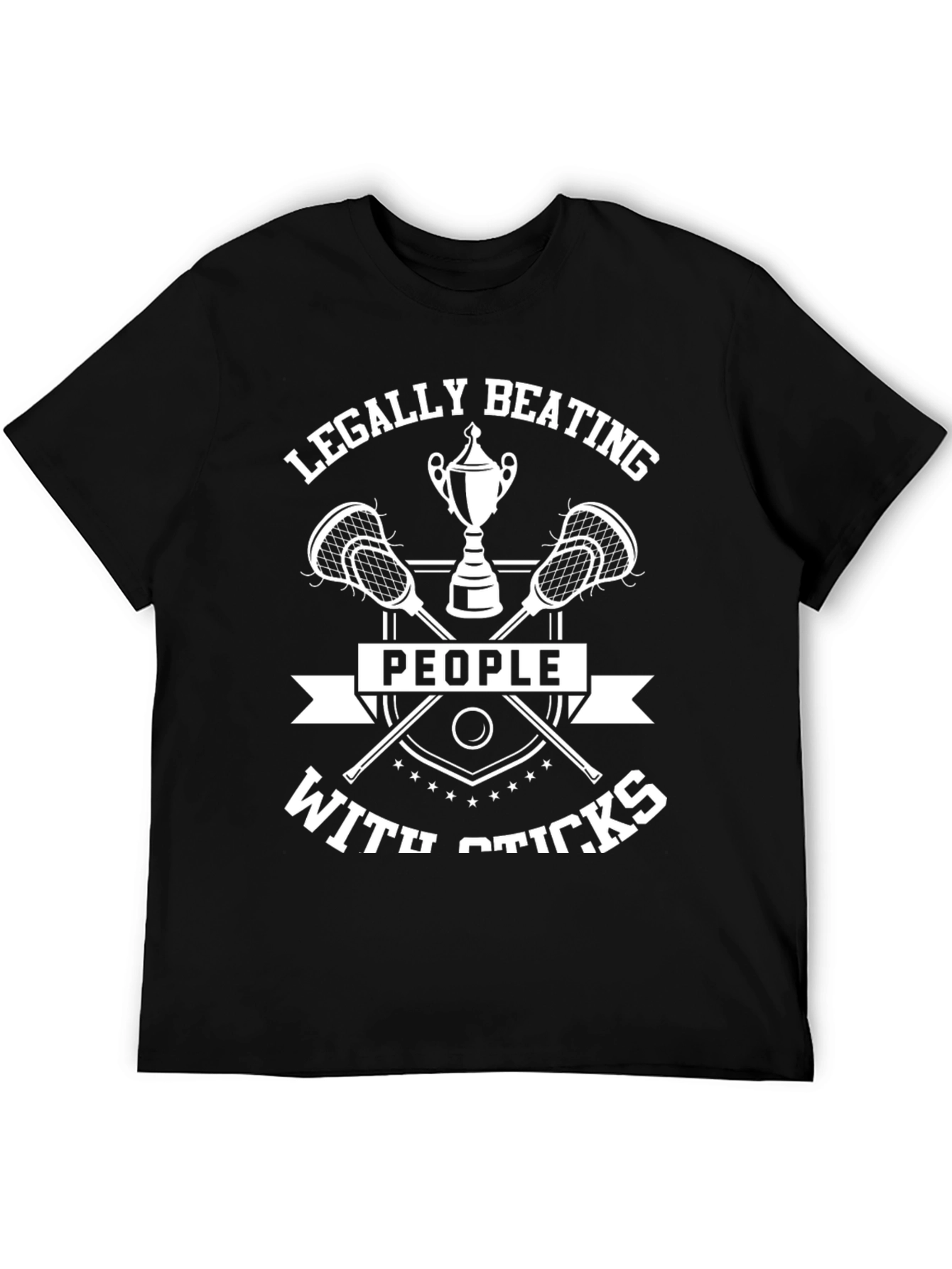 Legally Beating People With Sticks Graphic Tee