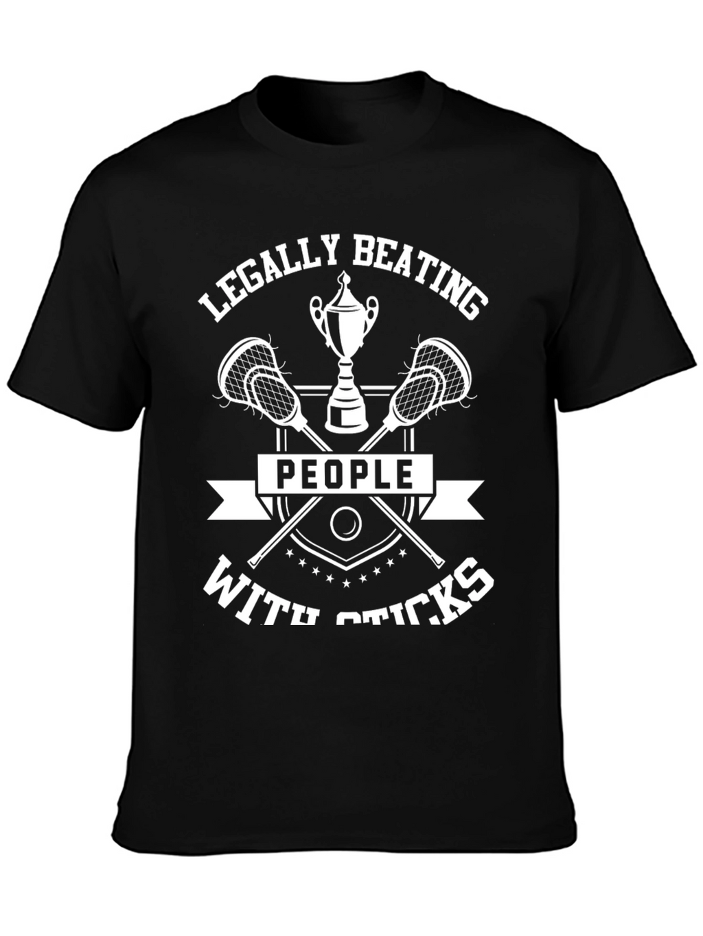 Legally Beating People With Sticks Graphic Tee