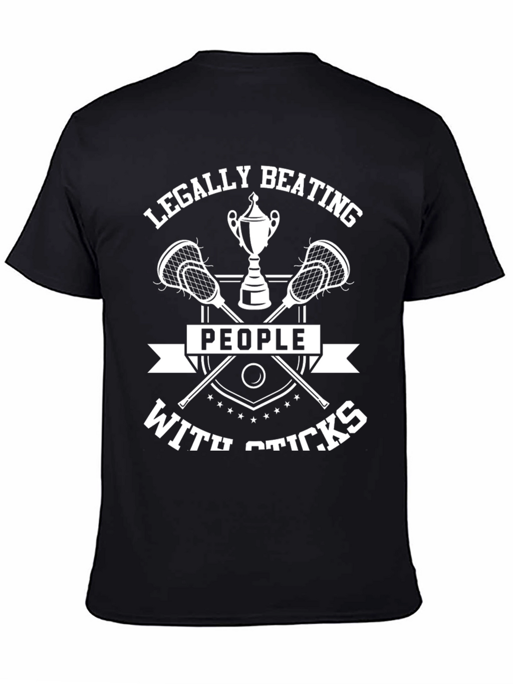 Legally Beating People With Sticks Graphic Tee
