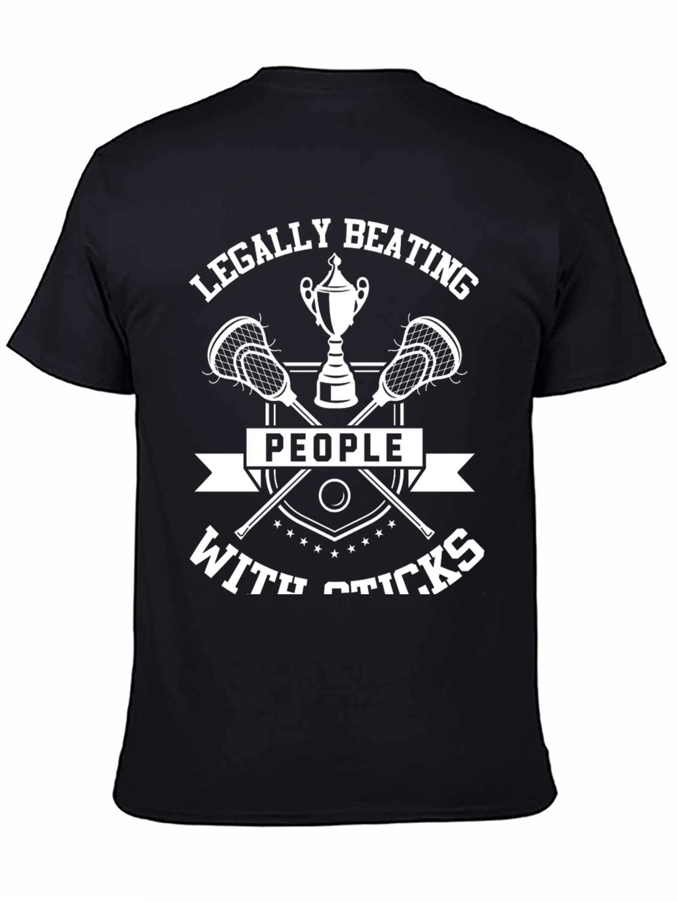 Legally Beating People With Sticks Graphic Tee