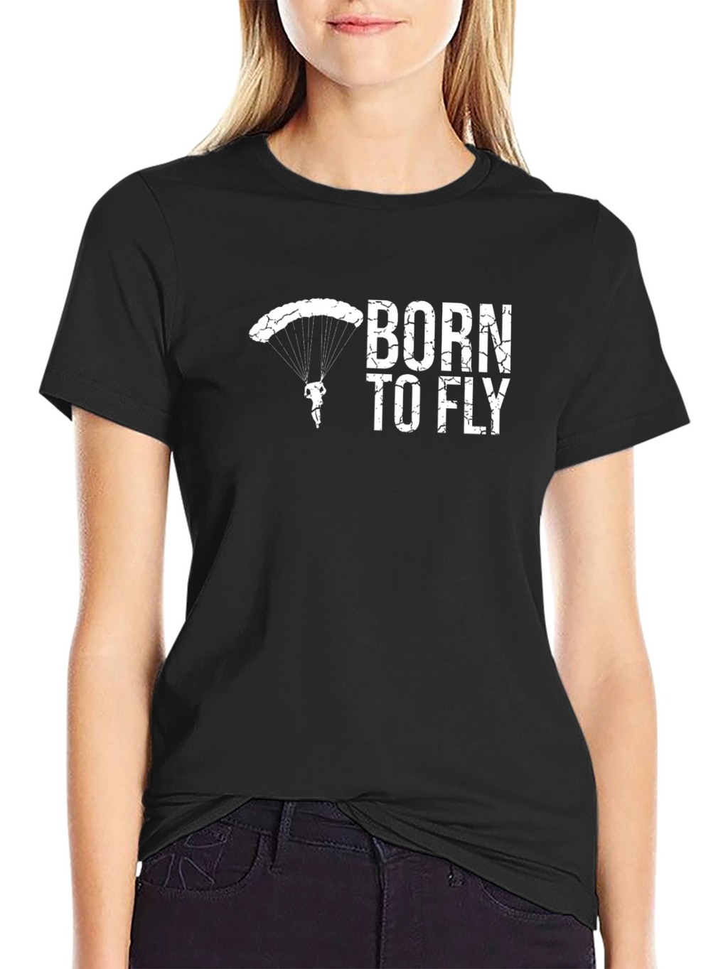 Born To Fly Skydiver T-Shirt
