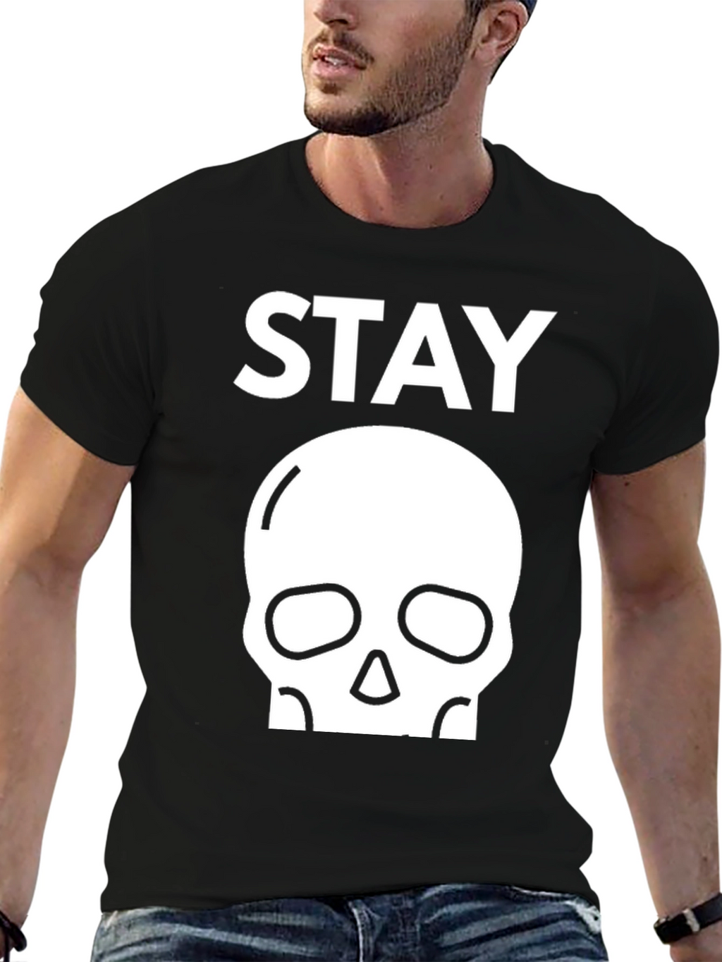 Stay Skull Graphic T-Shirt