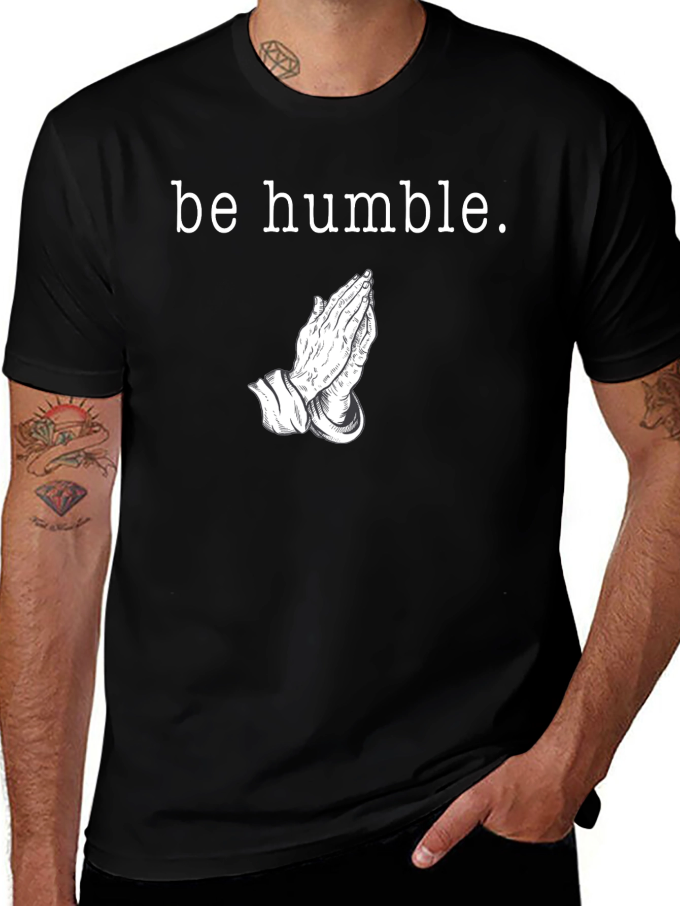 Be Humble Graphic Tee - Black