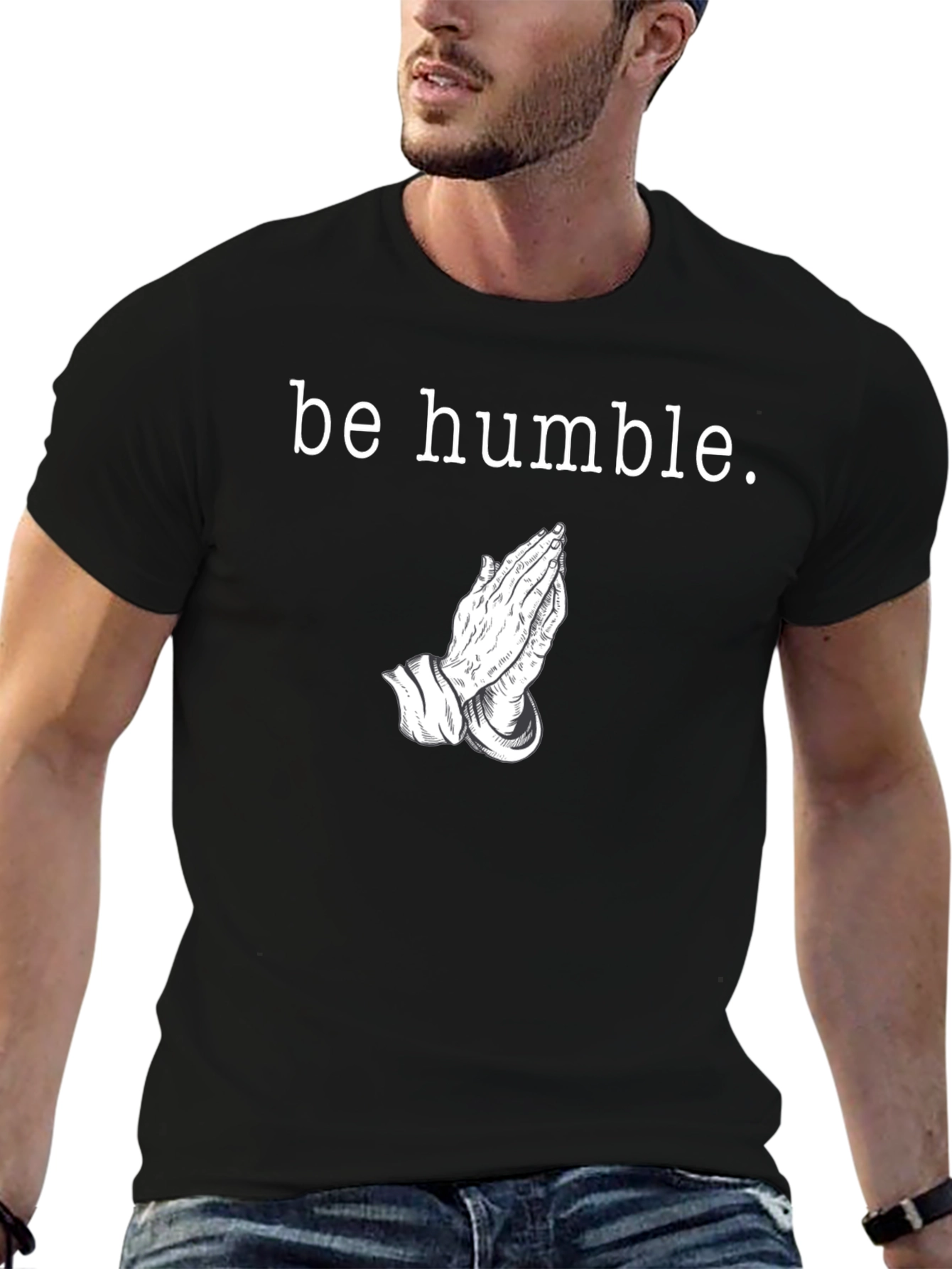 Be Humble Graphic Tee - Black
