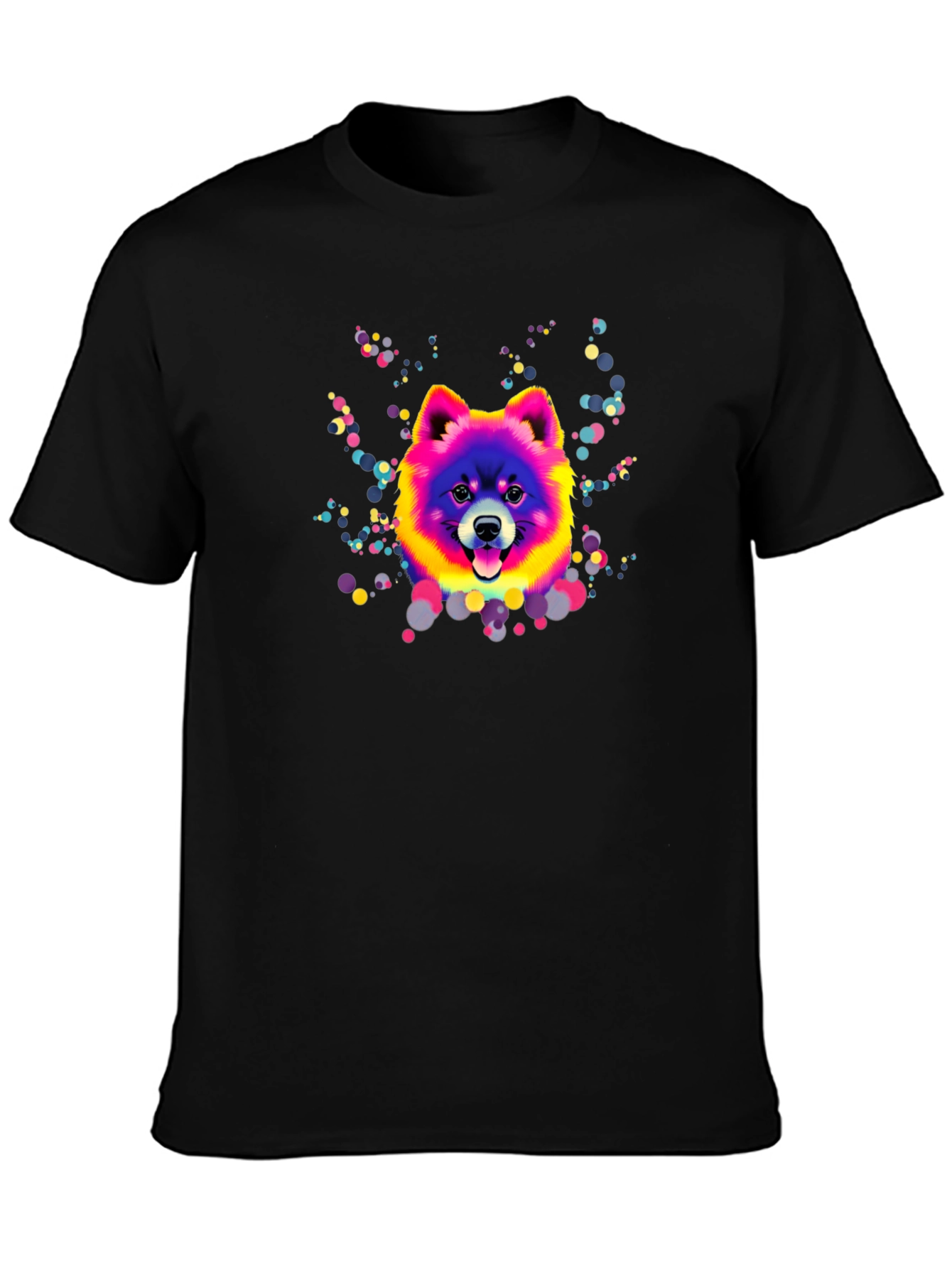 Color Splash Dog T-Shirt – Vibrant Dog Lover Graphic Tee