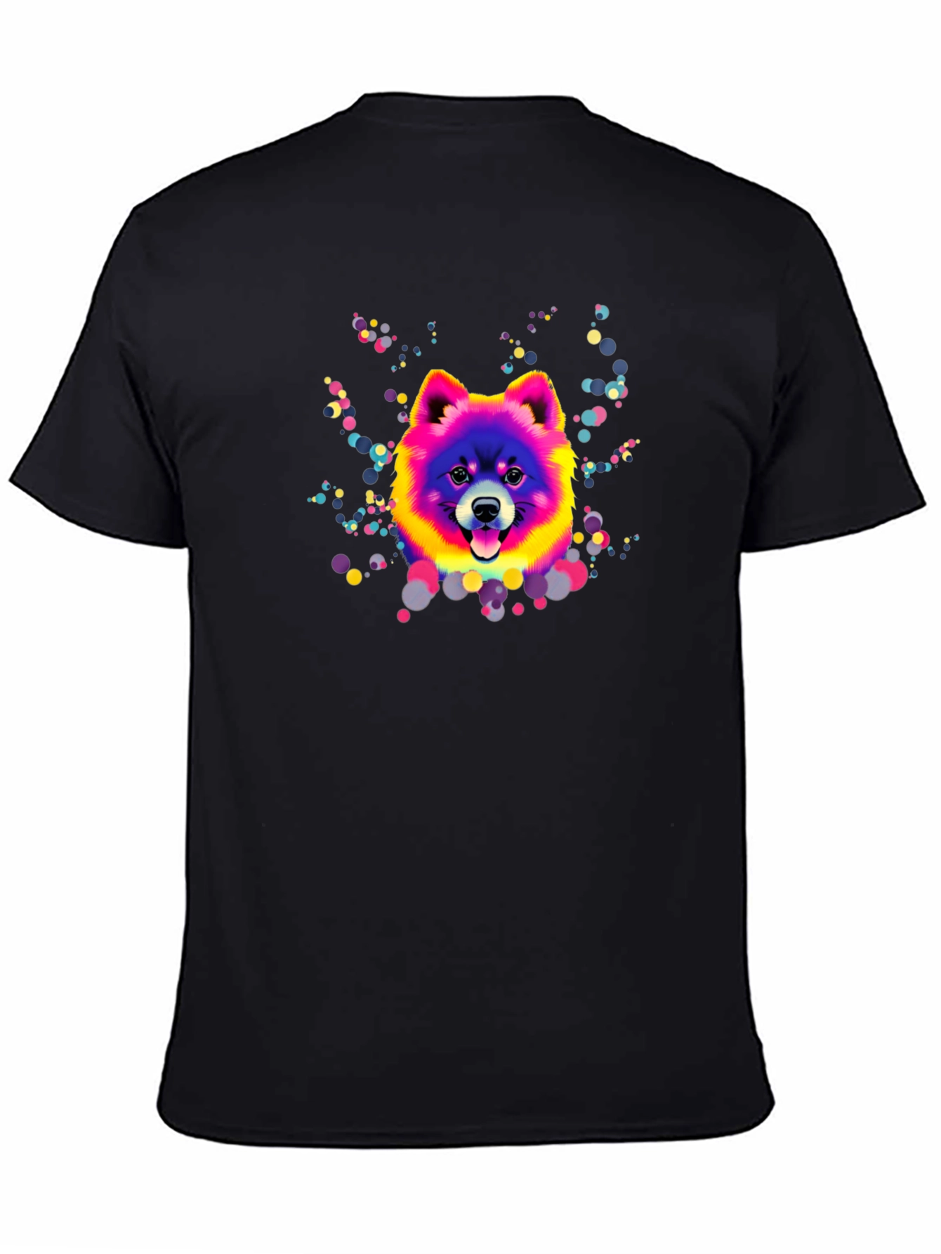 Color Splash Dog T-Shirt – Vibrant Dog Lover Graphic Tee