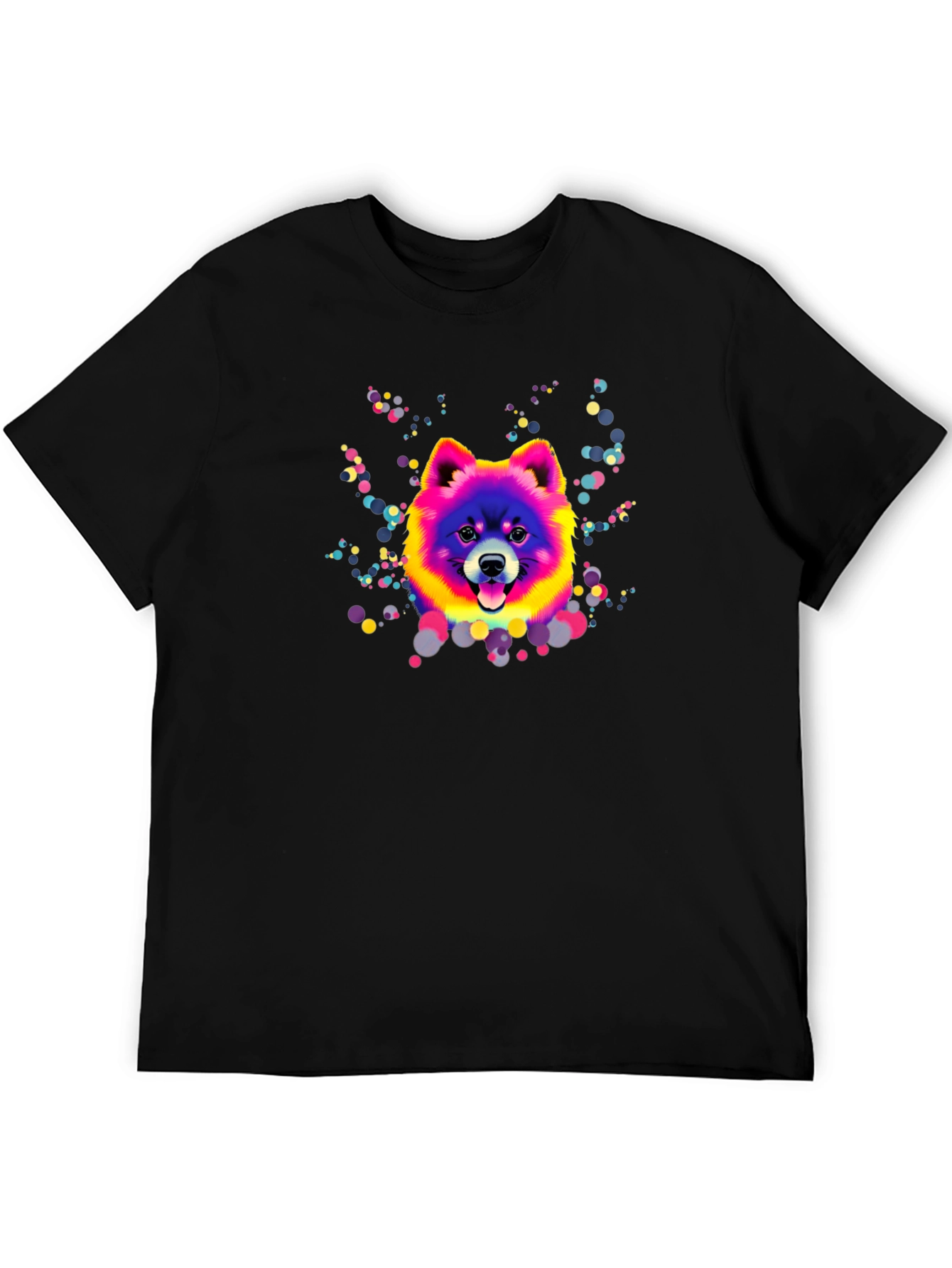 Color Splash Dog T-Shirt – Vibrant Dog Lover Graphic Tee