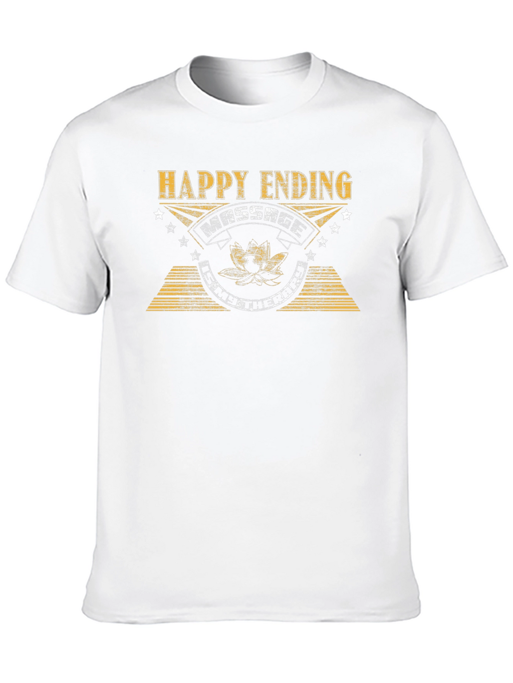 Happy Ending Massage Therapy Black T-Shirt