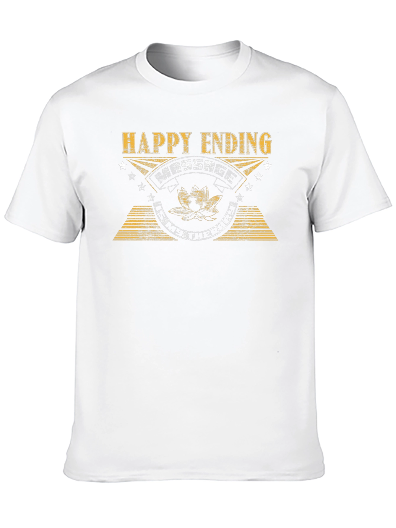 Happy Ending Massage Therapy Black T-Shirt