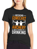 Archery Weekend Forecast T-Shirt