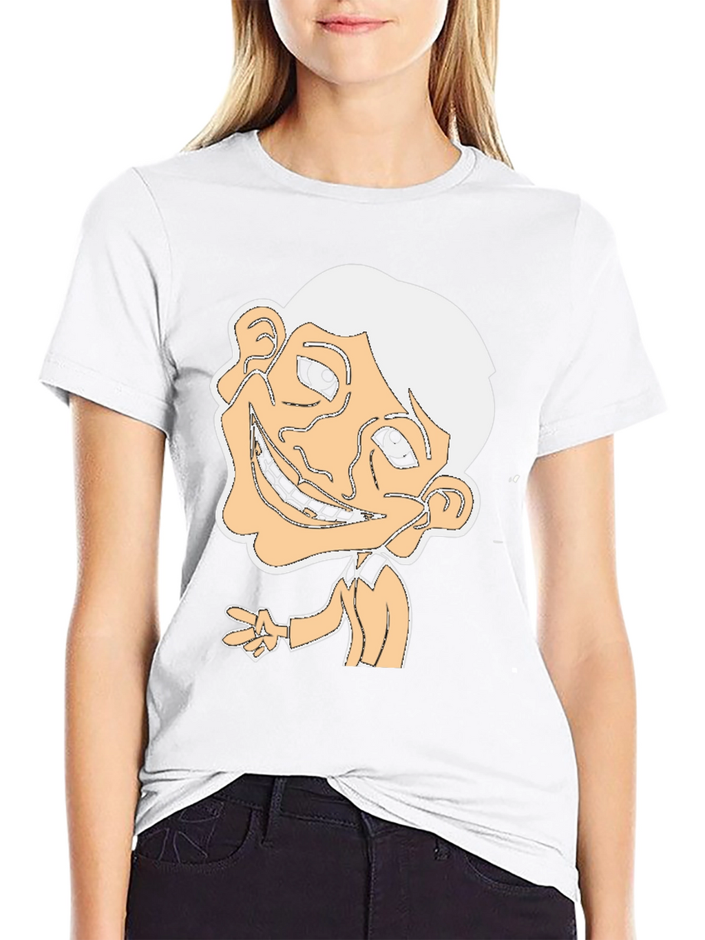 Troll Face Graphic Tee - Black Cotton Shirt