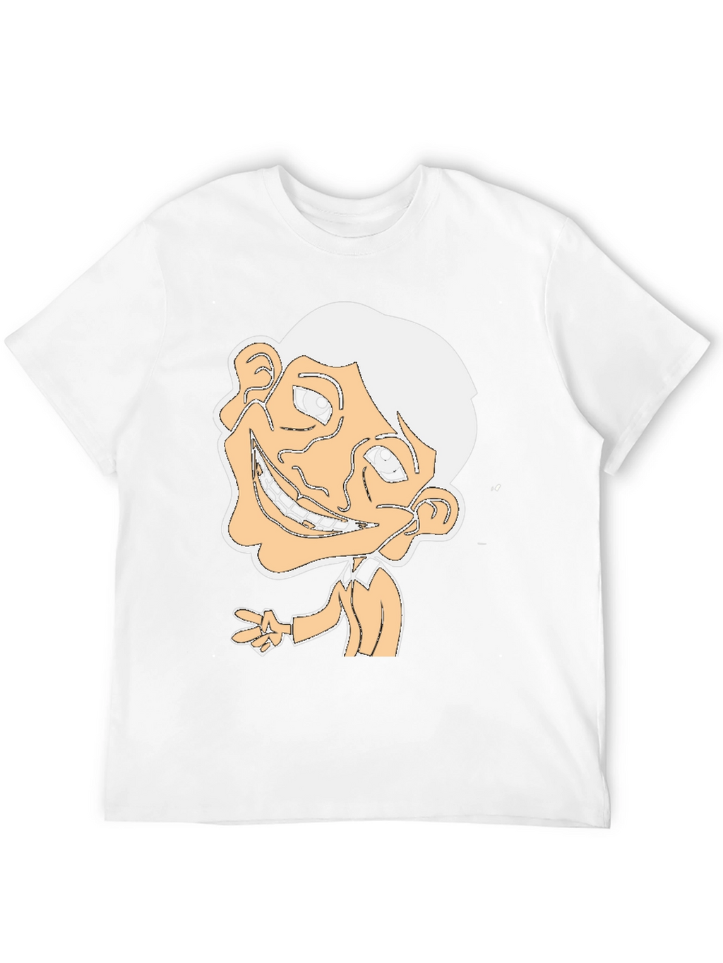 Troll Face Graphic Tee - Black Cotton Shirt