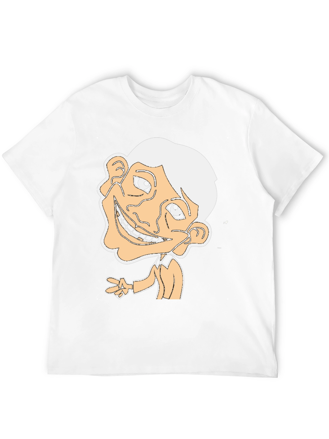 Troll Face Graphic Tee - Black Cotton Shirt