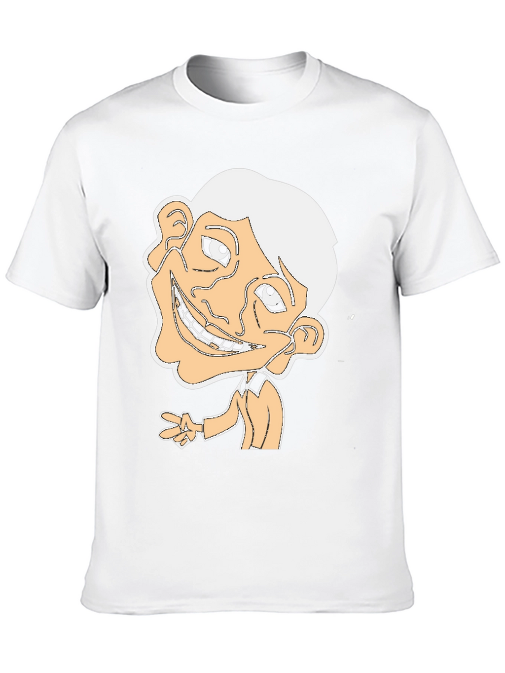 Troll Face Graphic Tee - Black Cotton Shirt