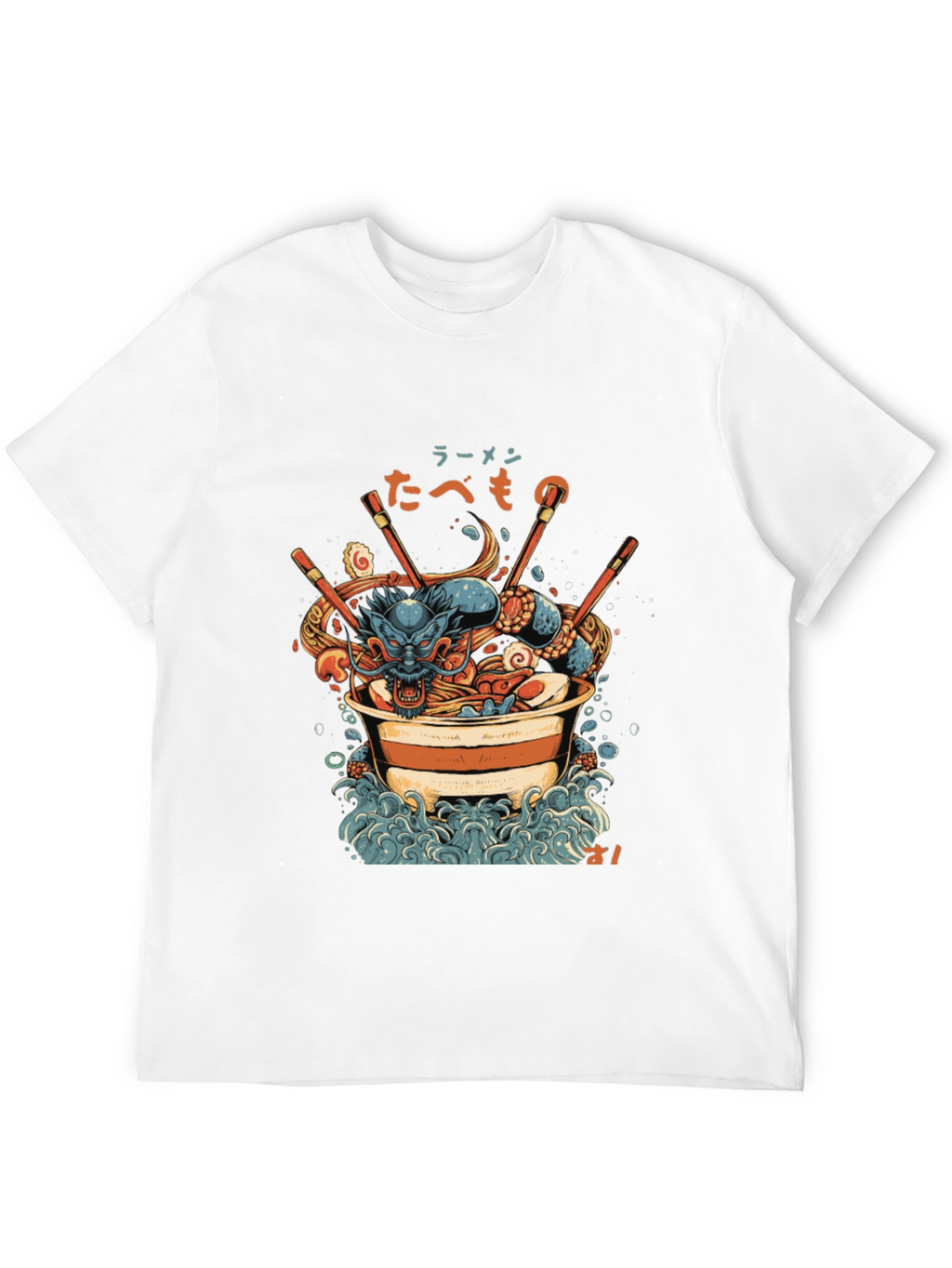 Dragon Ramen Graphic Tee - Unique Design